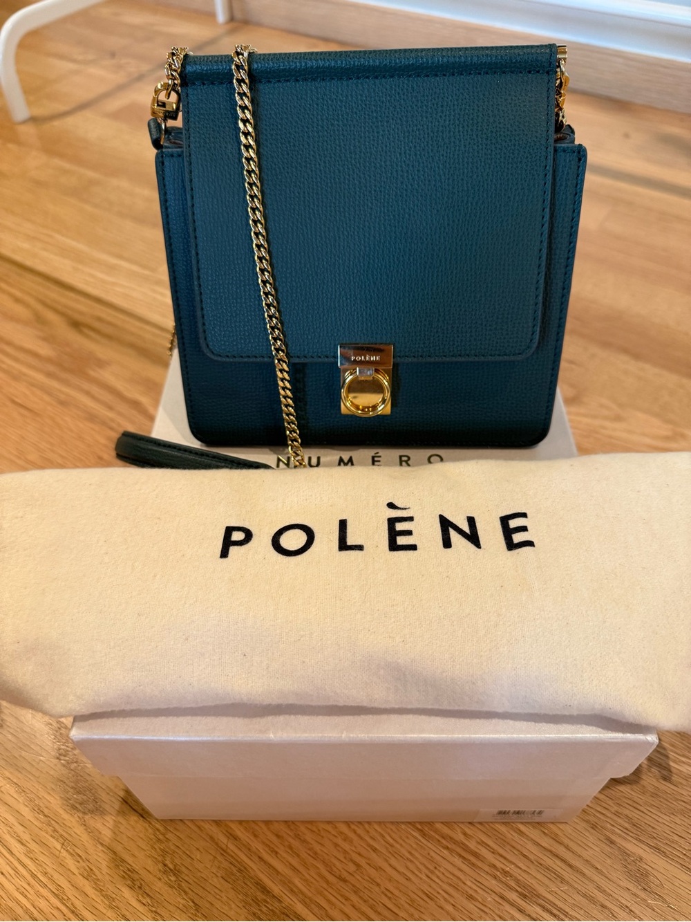 Polene Numero Sept Mini in Dark Green
